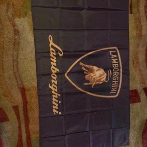 3x5 ft pretty big Lamborghini banner never used